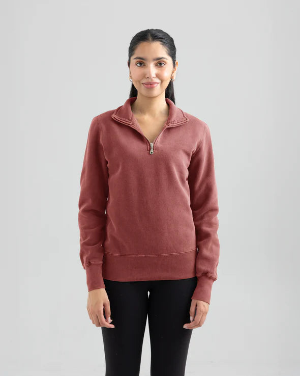 W1652 TREMBLANT QUARTER ZIP MOCK NECK