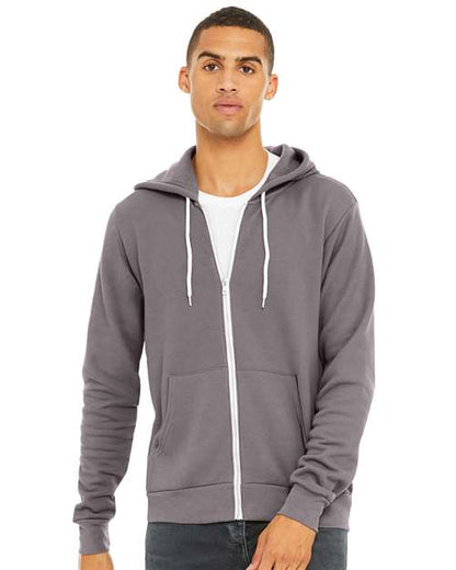 BELLA + CANVAS - 3739 SPONGE FLEECE FULL ZIP HOODIE