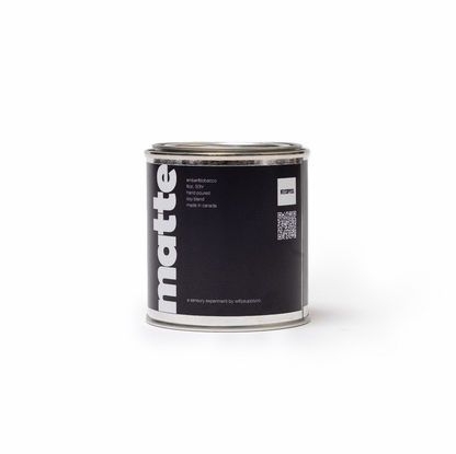 Matte Amber & Tobacco Candle