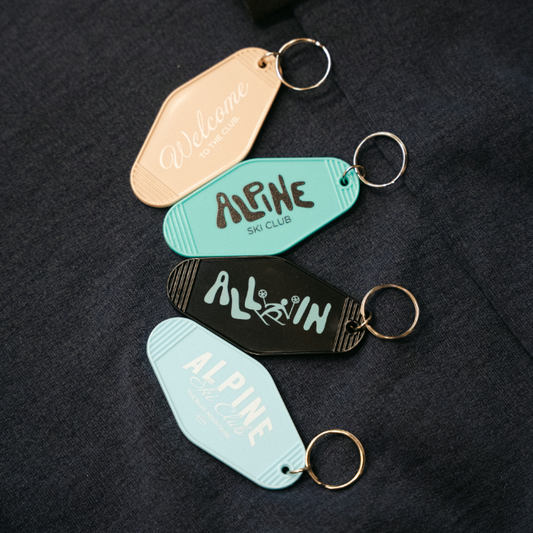 CUSTOM VINTAGE MOTEL KEYCHAIN