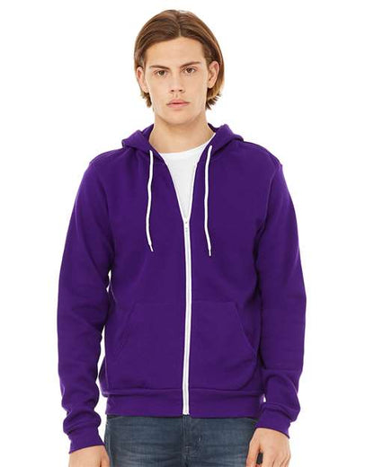 BELLA + CANVAS - 3739 SPONGE FLEECE FULL ZIP HOODIE