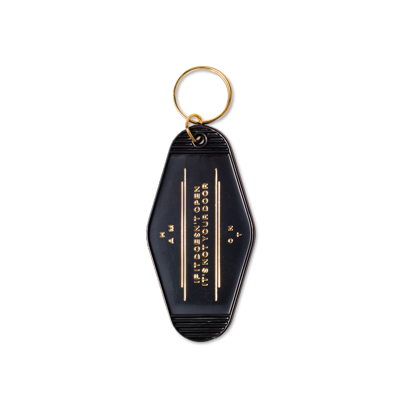 Knock First Keychain