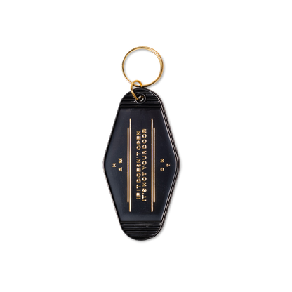 Knock First Keychain