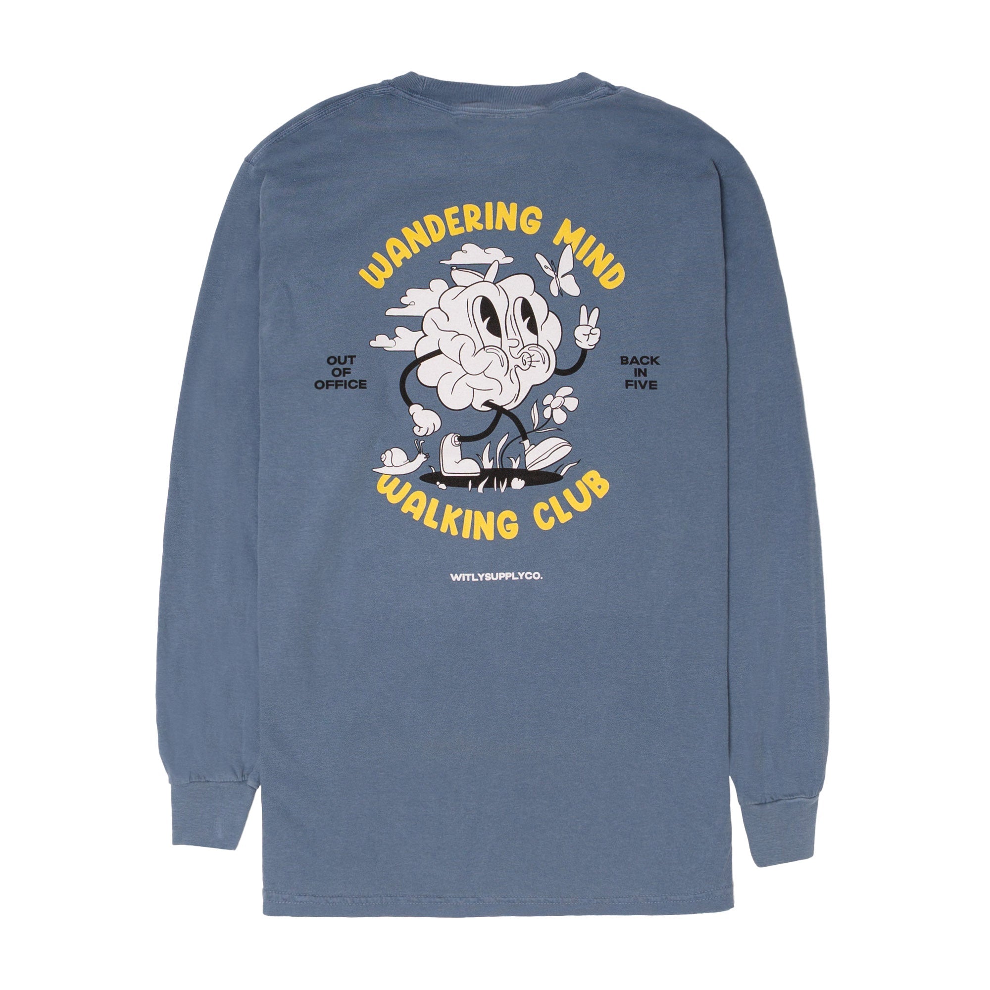 【BAON】[unisex] Welta Pigment Lettering Over Long Sleeve T Banzoin Hakka METALCROPOLIS Long Sleeve T-Shirt – GHOST X GHOST