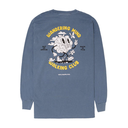 Mind Wandering Long Sleeve - Blue Jean