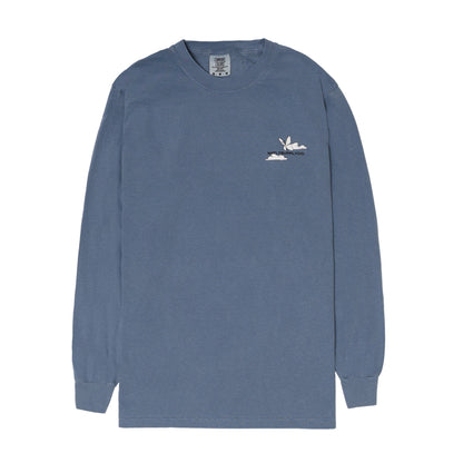 Mind Wandering Long Sleeve - Blue Jean