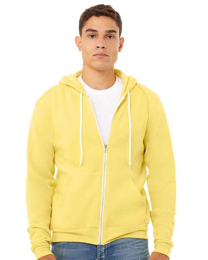 BELLA + CANVAS - 3739 SPONGE FLEECE FULL ZIP HOODIE