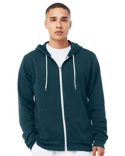 BELLA + CANVAS - 3739 SPONGE FLEECE FULL ZIP HOODIE