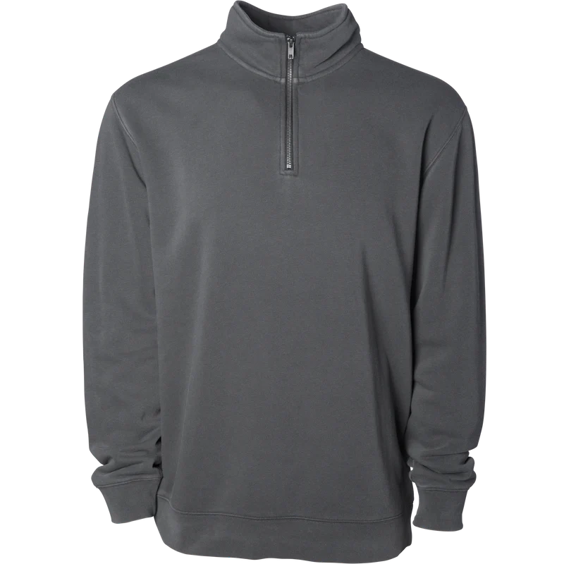 PRM4600QZ MIDWEIGHT PIGMENT DYE QUARTER ZIP