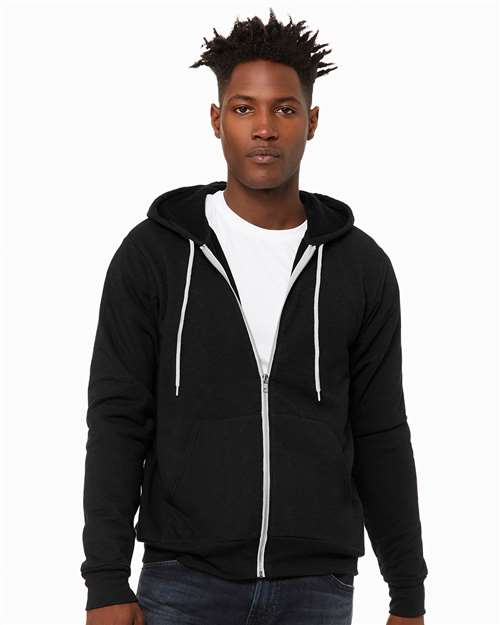 BELLA + CANVAS - 3739 SPONGE FLEECE FULL ZIP HOODIE