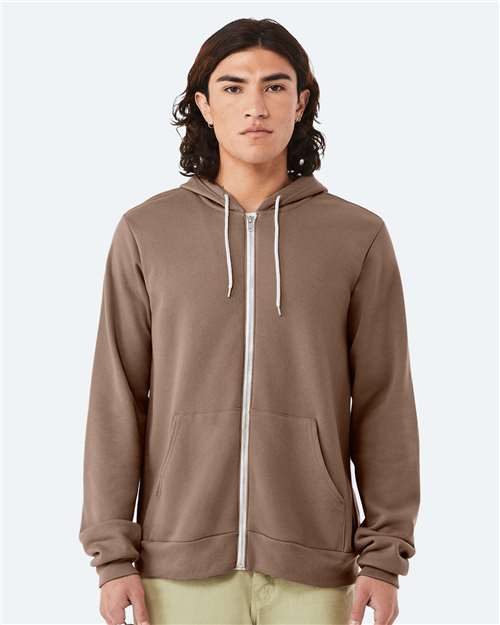 BELLA + CANVAS - 3739 SPONGE FLEECE FULL ZIP HOODIE