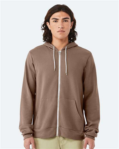 BELLA + CANVAS - 3739 SPONGE FLEECE FULL ZIP HOODIE