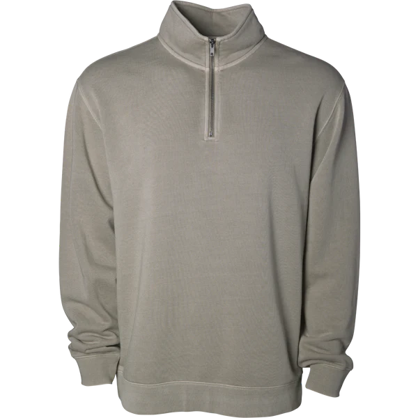 PRM4600QZ MIDWEIGHT PIGMENT DYE QUARTER ZIP