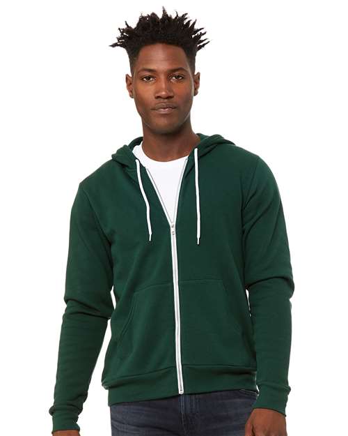 BELLA + CANVAS - 3739 SPONGE FLEECE FULL ZIP HOODIE