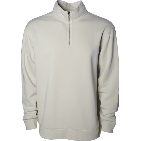 PRM4600QZ MIDWEIGHT PIGMENT DYE QUARTER ZIP