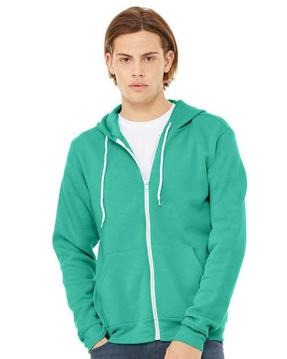 BELLA + CANVAS - 3739 SPONGE FLEECE FULL ZIP HOODIE
