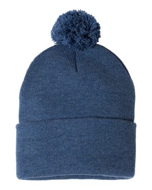 SP15 POM-POM CUFFED BEANIE