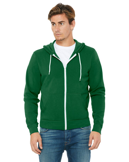 BELLA + CANVAS - 3739 SPONGE FLEECE FULL ZIP HOODIE