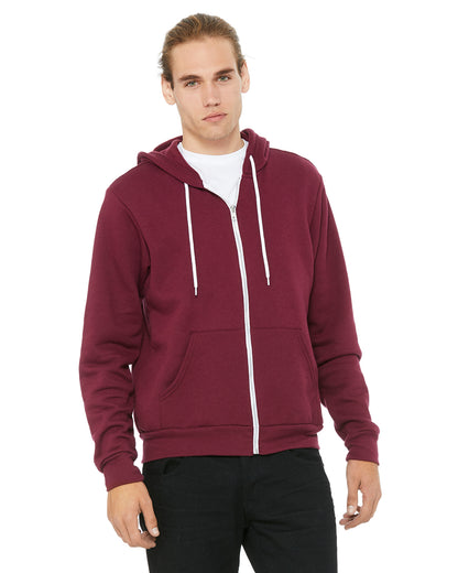 BELLA + CANVAS - 3739 SPONGE FLEECE FULL ZIP HOODIE