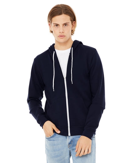 BELLA + CANVAS - 3739 SPONGE FLEECE FULL ZIP HOODIE