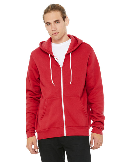 BELLA + CANVAS - 3739 SPONGE FLEECE FULL ZIP HOODIE